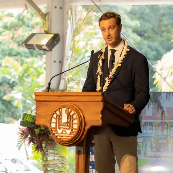 Pierre Casiraghi - Presidential Palace Welcoming Ceremony