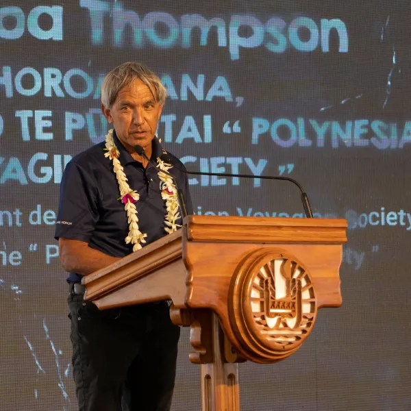 Nainoa Thompson - Presidential Palace Welcoming Ceremony